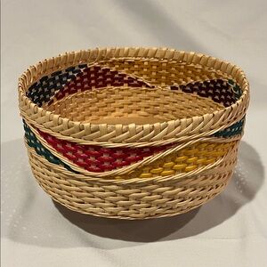 NWOT Handmade Wicker Basket